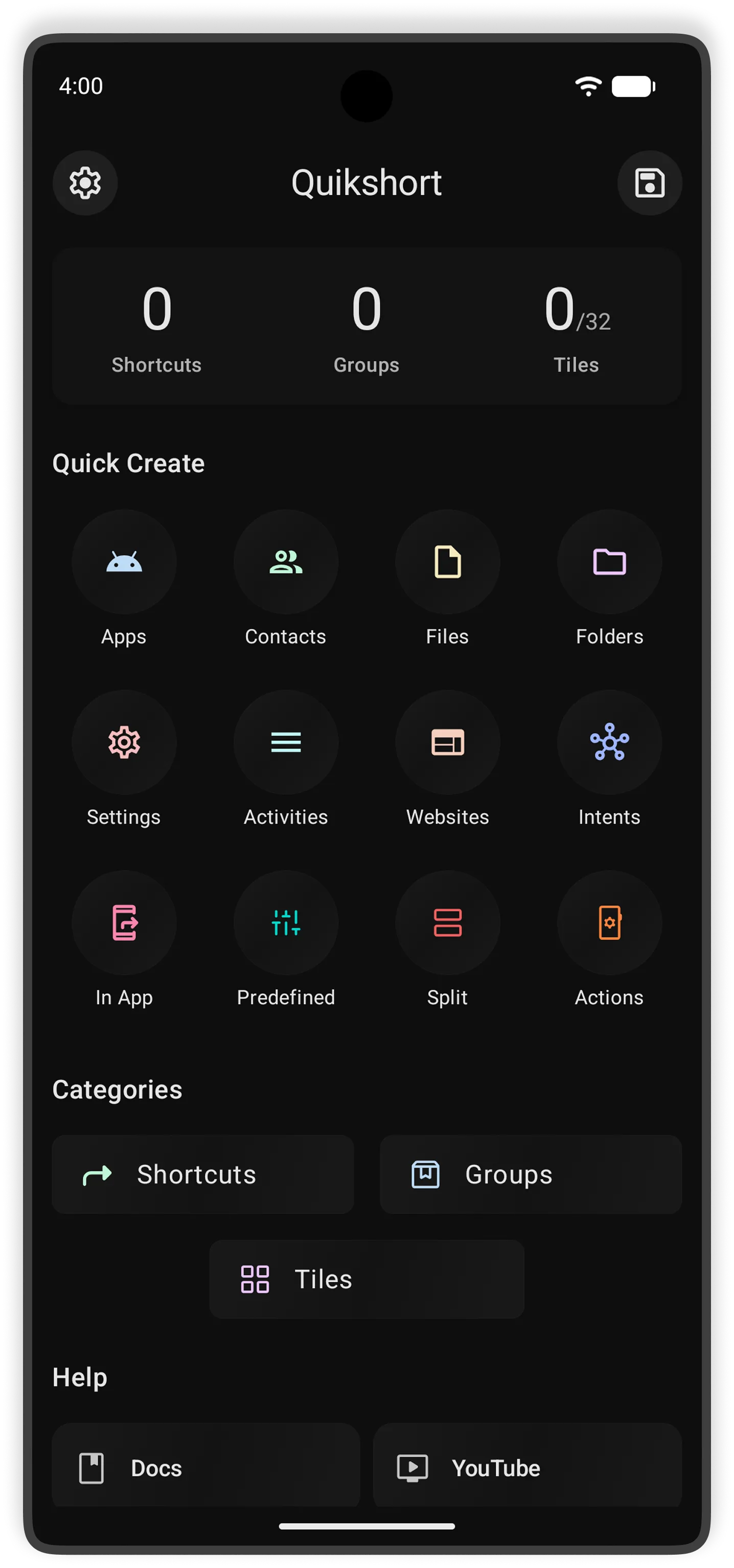 Quikshort screenshot